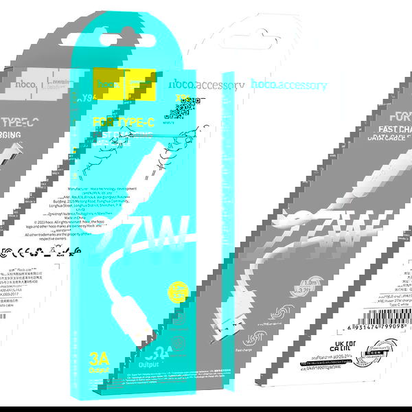 كيبل قصير hoco X96 USB كلكسي ايفون تايب سي Image 1 Preview