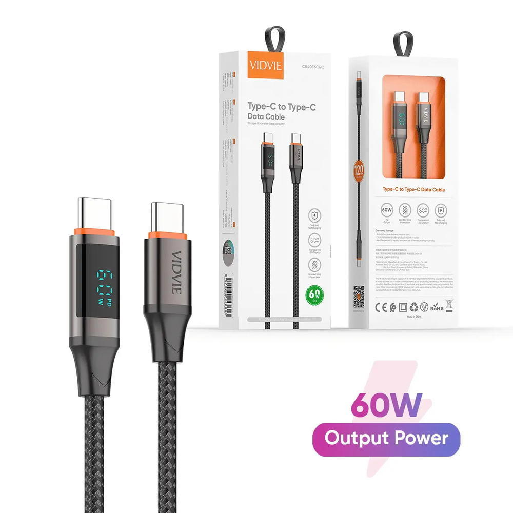 كيبل تايب سي شاشة VIDVIE 4036 PD Preview Image