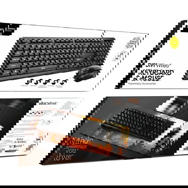 كيبورد+ماوس واير hoco DI91 Image 1 Preview