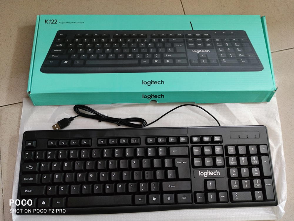كيبورد واير ماركة LOGITECH k122 Preview Image