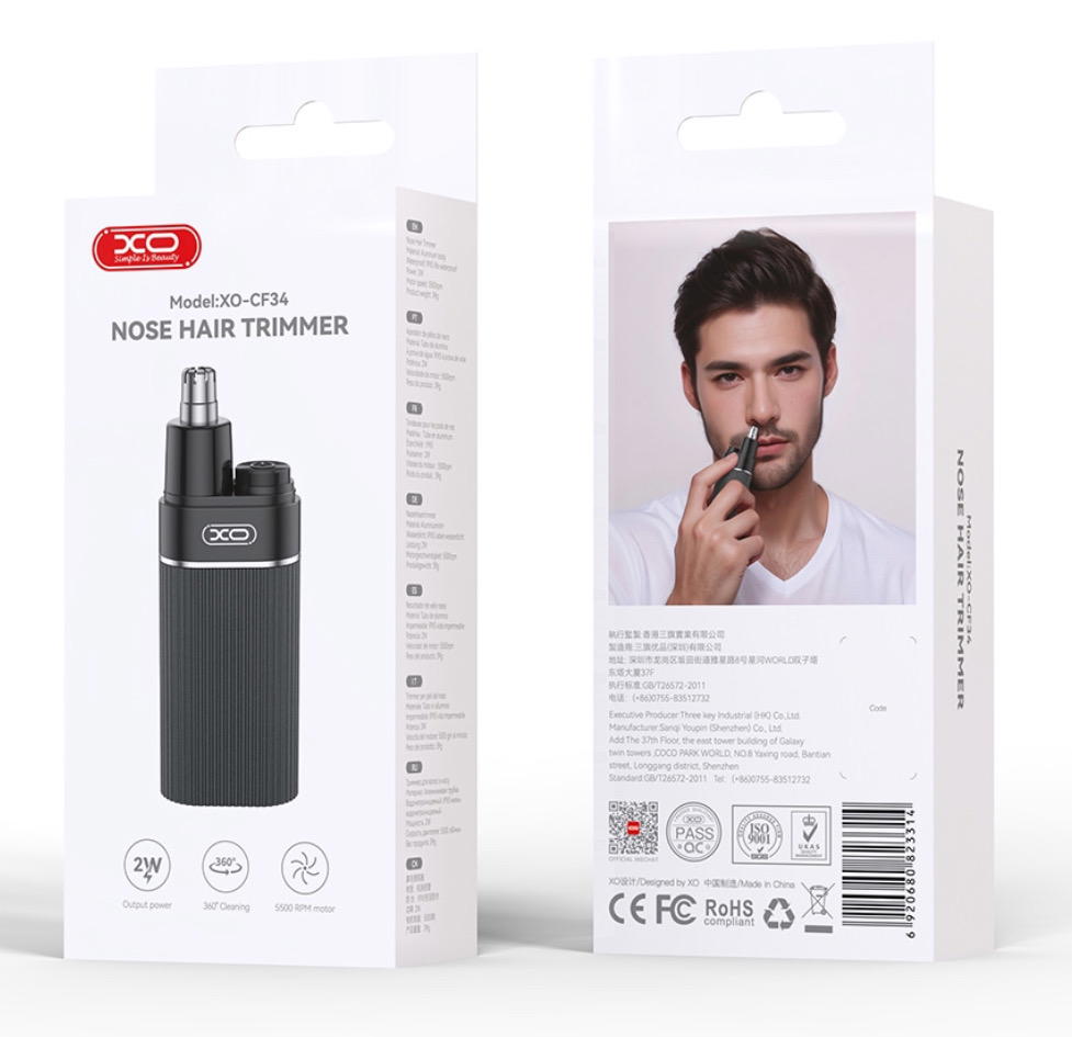 ماكنة ازالة شعر الانف ماركة  XO CF34 باتري قلم Preview Image