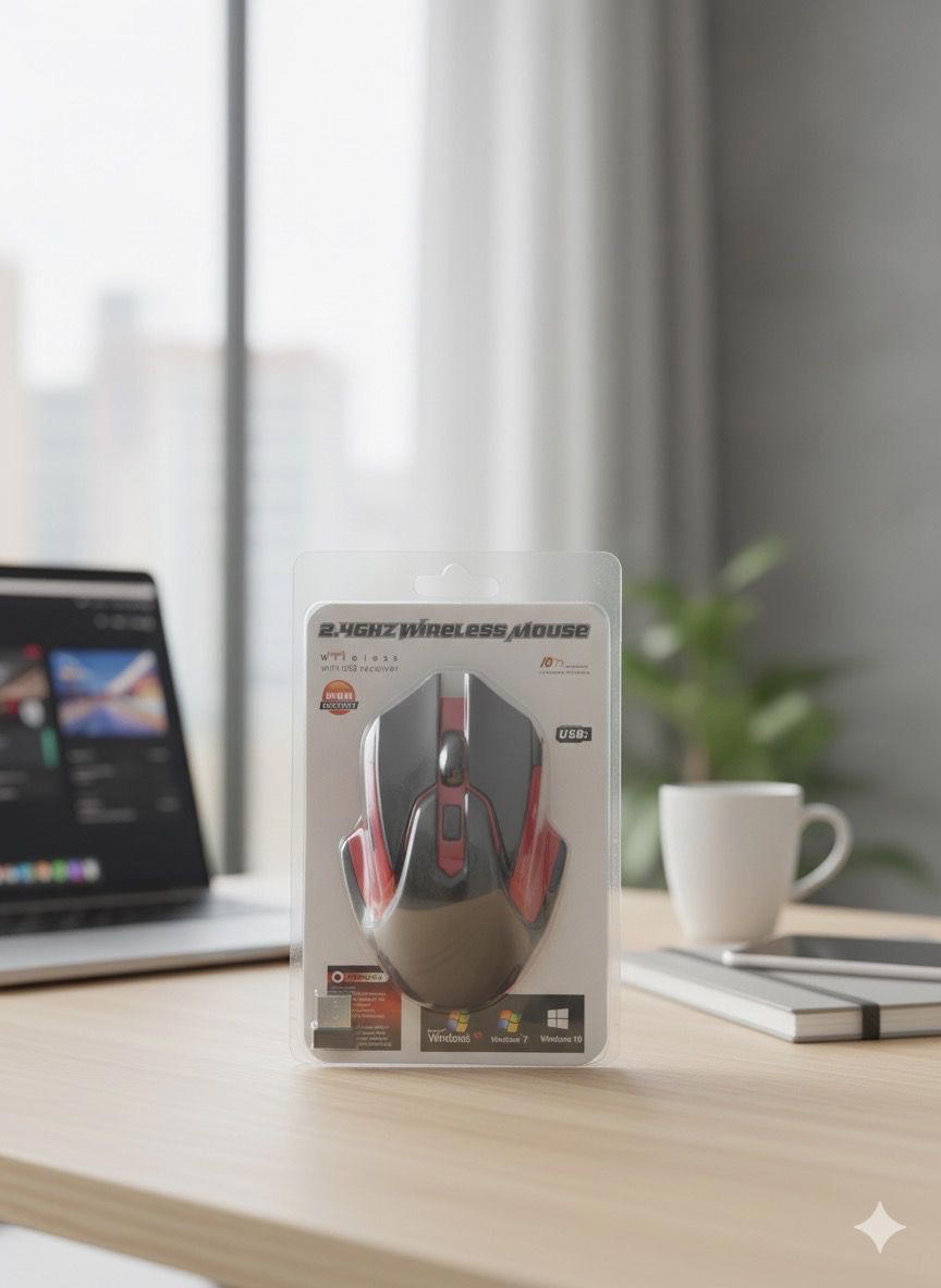 ماوس وايرلس كيمنك مضلع Preview Image