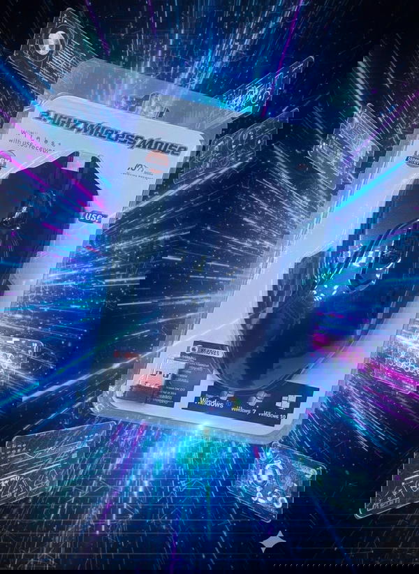 ماوس وايرلس كيمنك مضلع Image 2 Preview