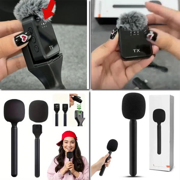 مايك +نك مايك ريشة منفصل قطعتين وايرلس  Image 1 Preview