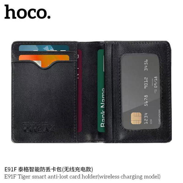 محفظة نقود وجهاز تتبع داخلي hoco y91f Image 6 Preview