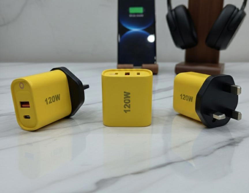 راس شاحن PD+USB120W فل بدون بكج Preview Image