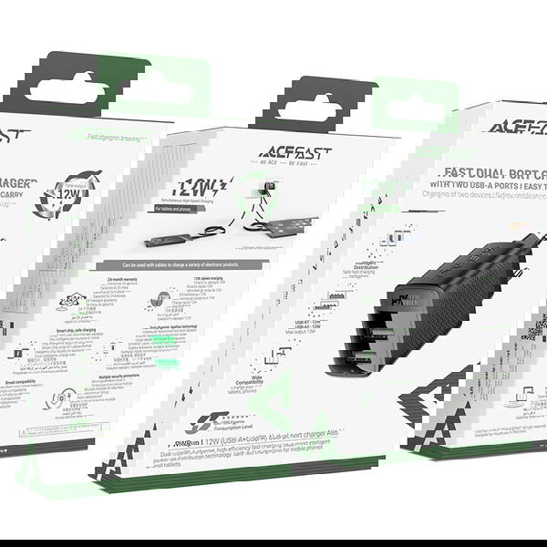 راس شاحن 2USB 12w ACEFAST A86 Image 1 Preview