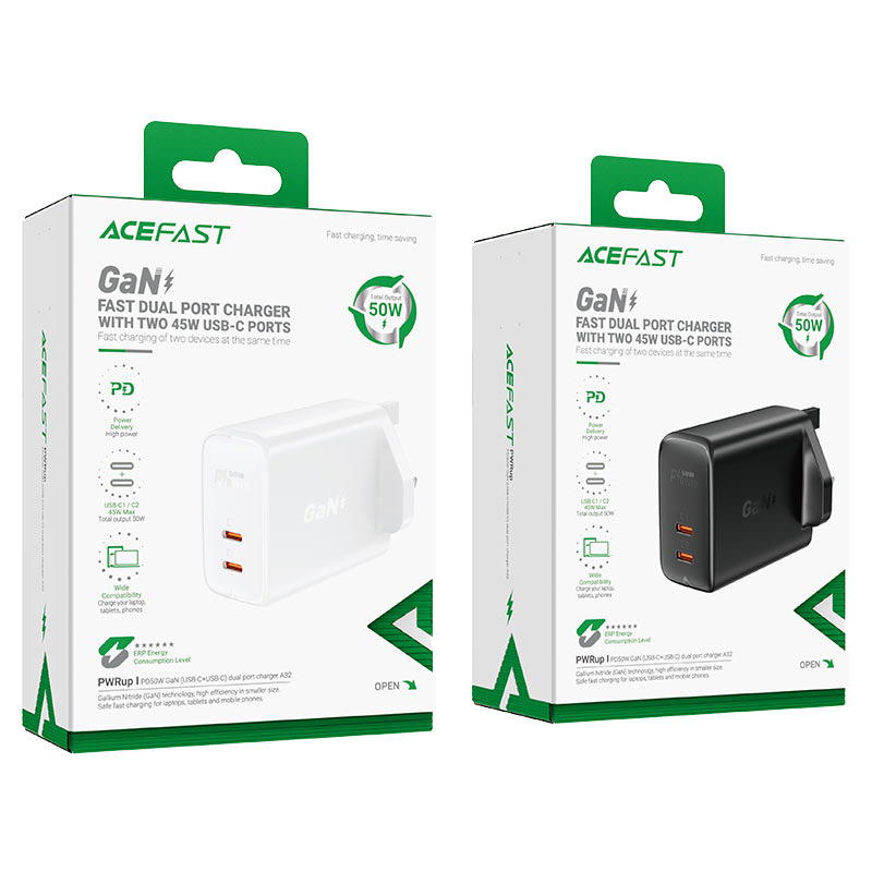 راس شاحن 2PD 50w ACEFAST A32 GAN Preview Image