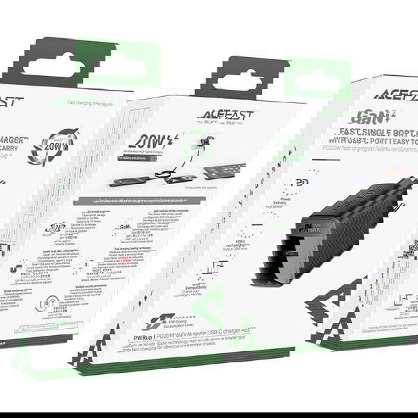 راس شاحن PD20w GAN ACEFAST A82 Image 1 Preview