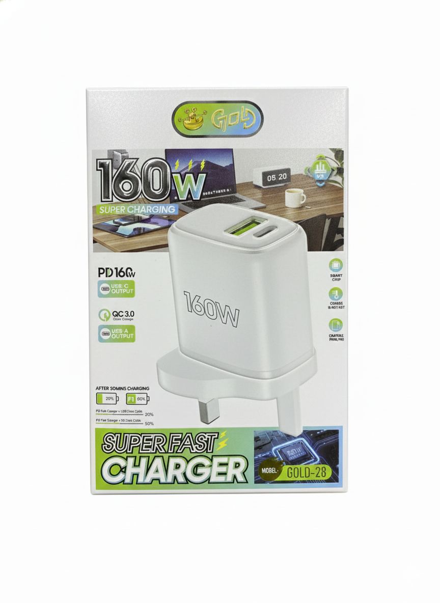 راس شاحن GOLD-28 USB+PD160W  Preview Image