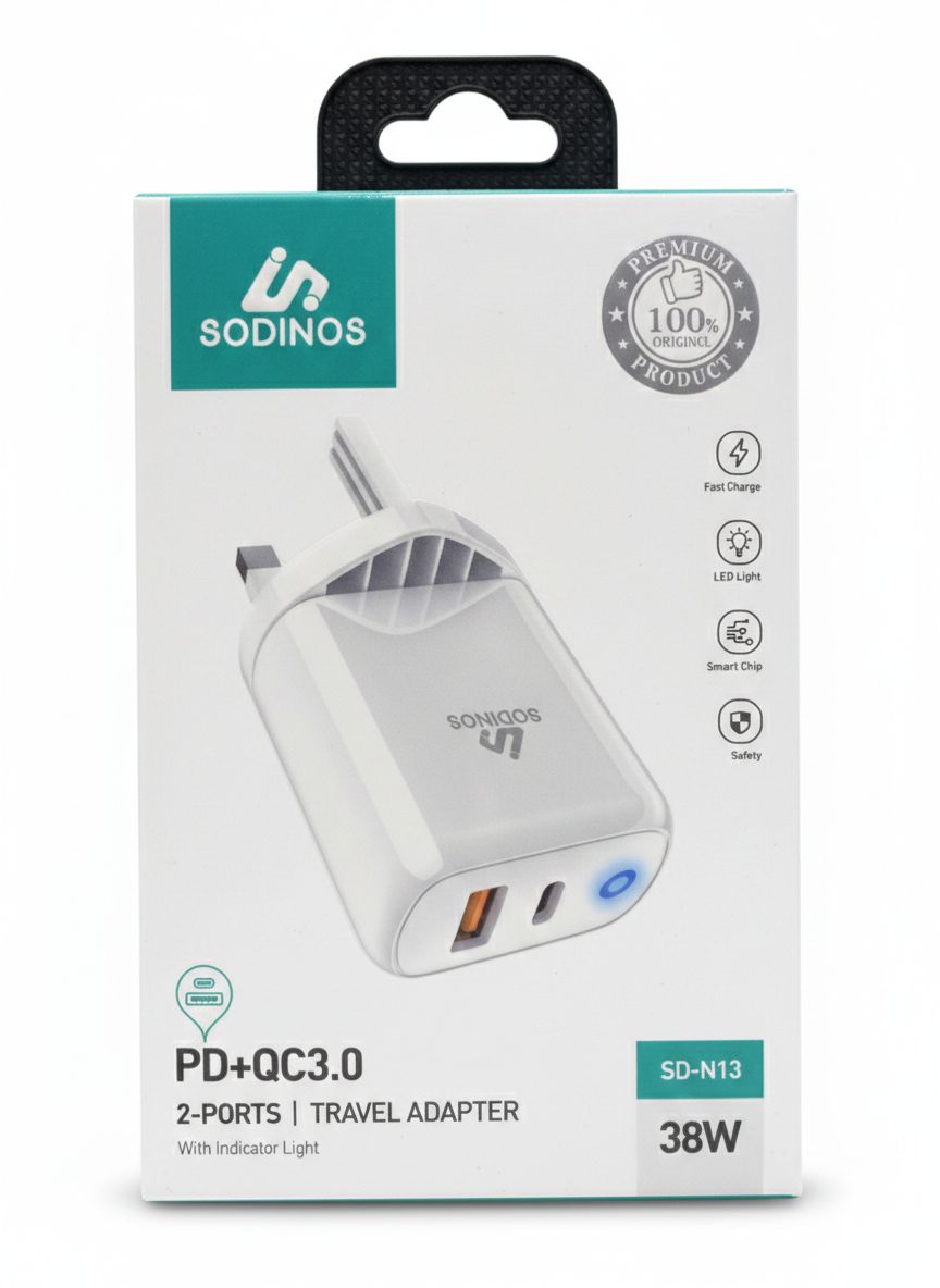 راس شاحن PD+USB38W SD-N13 Preview Image