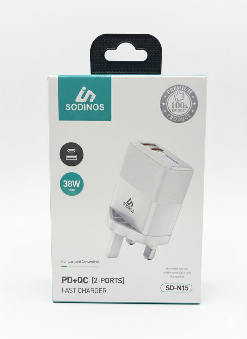 راس شاحن PD+USB38W SD-N15 Preview Image