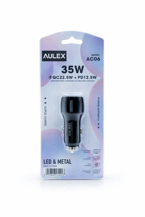 راس شاحن سيارة PD+USB35W AC06 Image 1 Preview