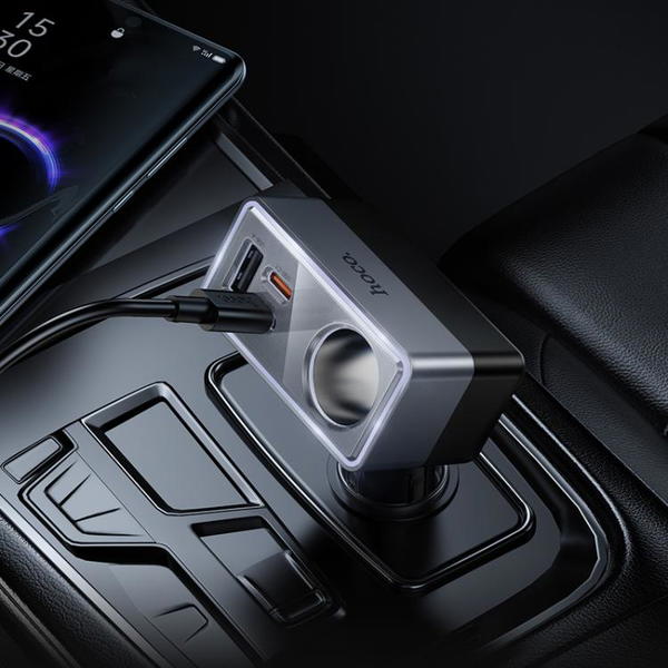 راس شحن سيارة  45w hoco Z65A Image 4 Preview