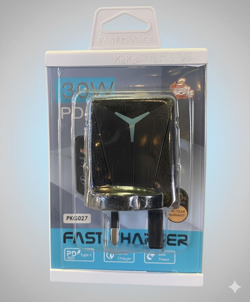 راس شاحن KEKE G027 PD+USB30w Preview Image