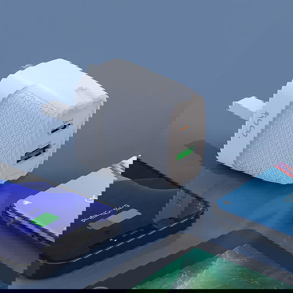 راس شاحن hoco C85B USB+PD20w Image 2 Preview