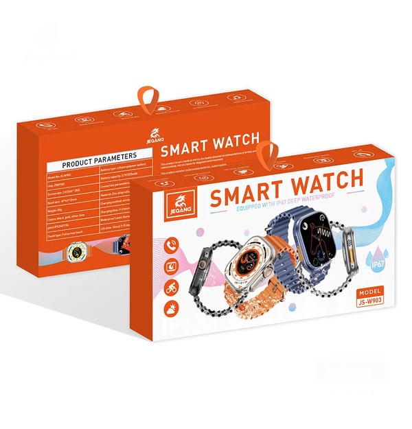 ساعة الترا ذكية JEQUANG JS-w903 ضد الماء Image 1 Preview