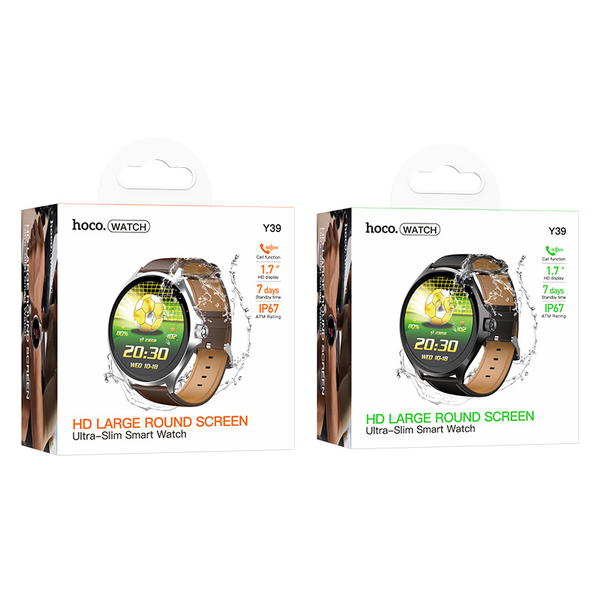 ساعة ذكية  مقاومة للماءً hoco Y39 Image 1 Preview