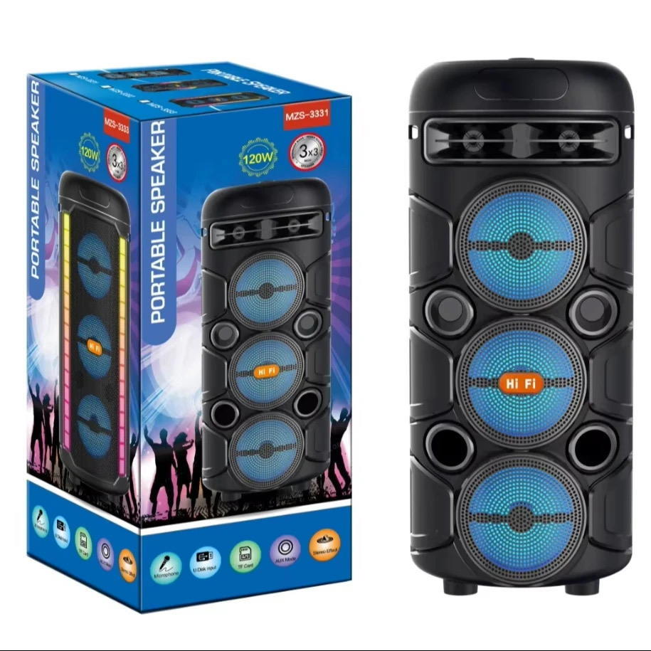 سبيكر بلوتوث حجم 3*3 inch ماركة MZS-3331 Preview Image