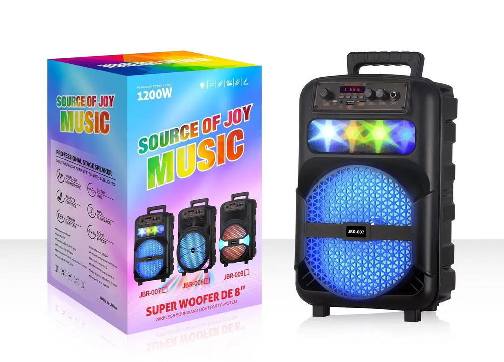 سبيكر بلوتوث حجم 8” انج. ماركة JBR-007 Preview Image