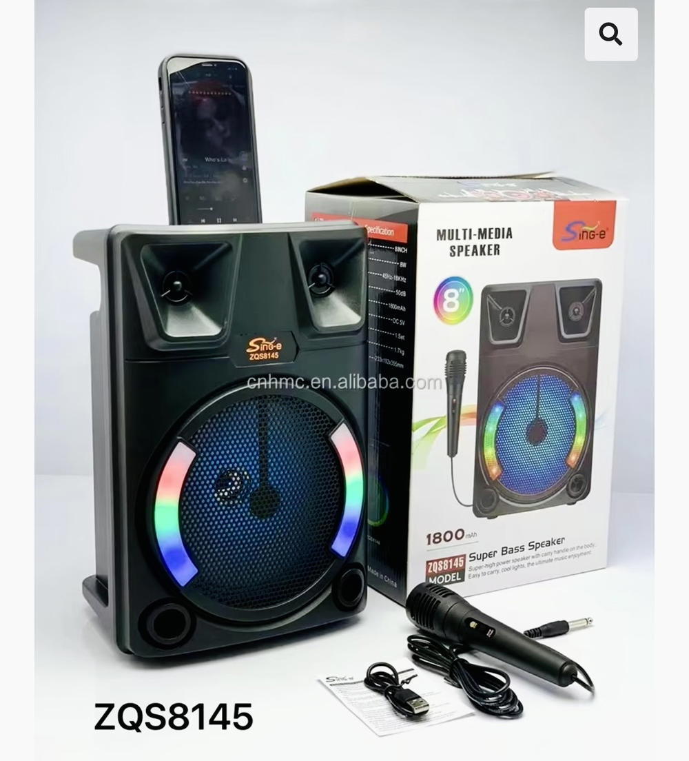 سبيكر بلوتوث حجم 8” انج. ماركة ZQS-8145 Preview Image