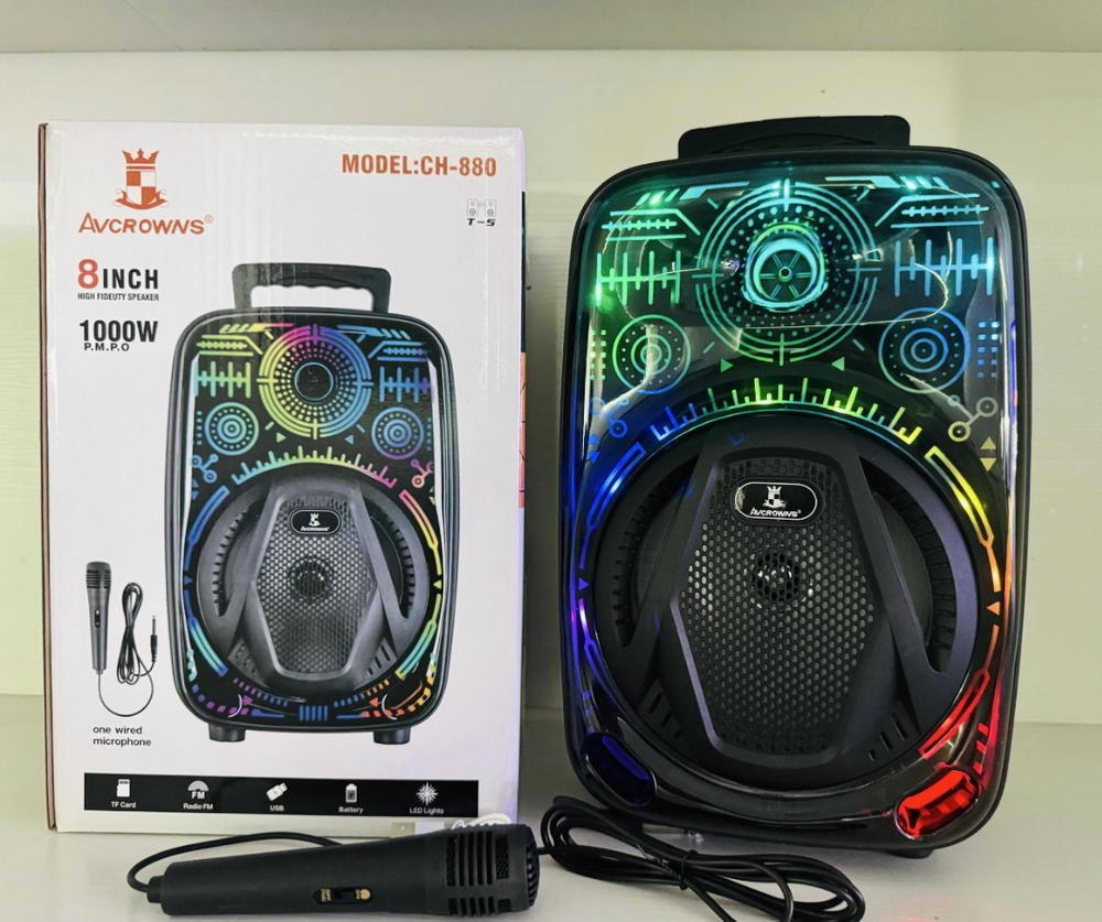 سبيكر بلوتوث حجم 8” انج. ماركة CH-880 Preview Image