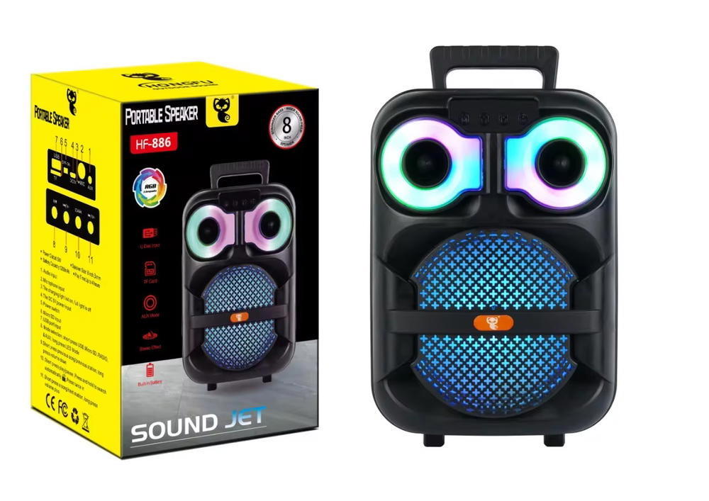 سبيكر بلوتوث حجم 8” انج. ماركة HF-886 Preview Image