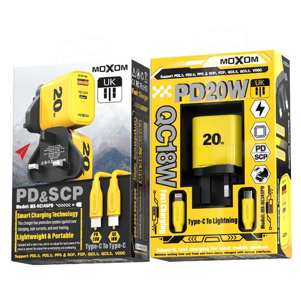 شاحن MOXOM USB+PD 25w HC145 Image 1 Preview