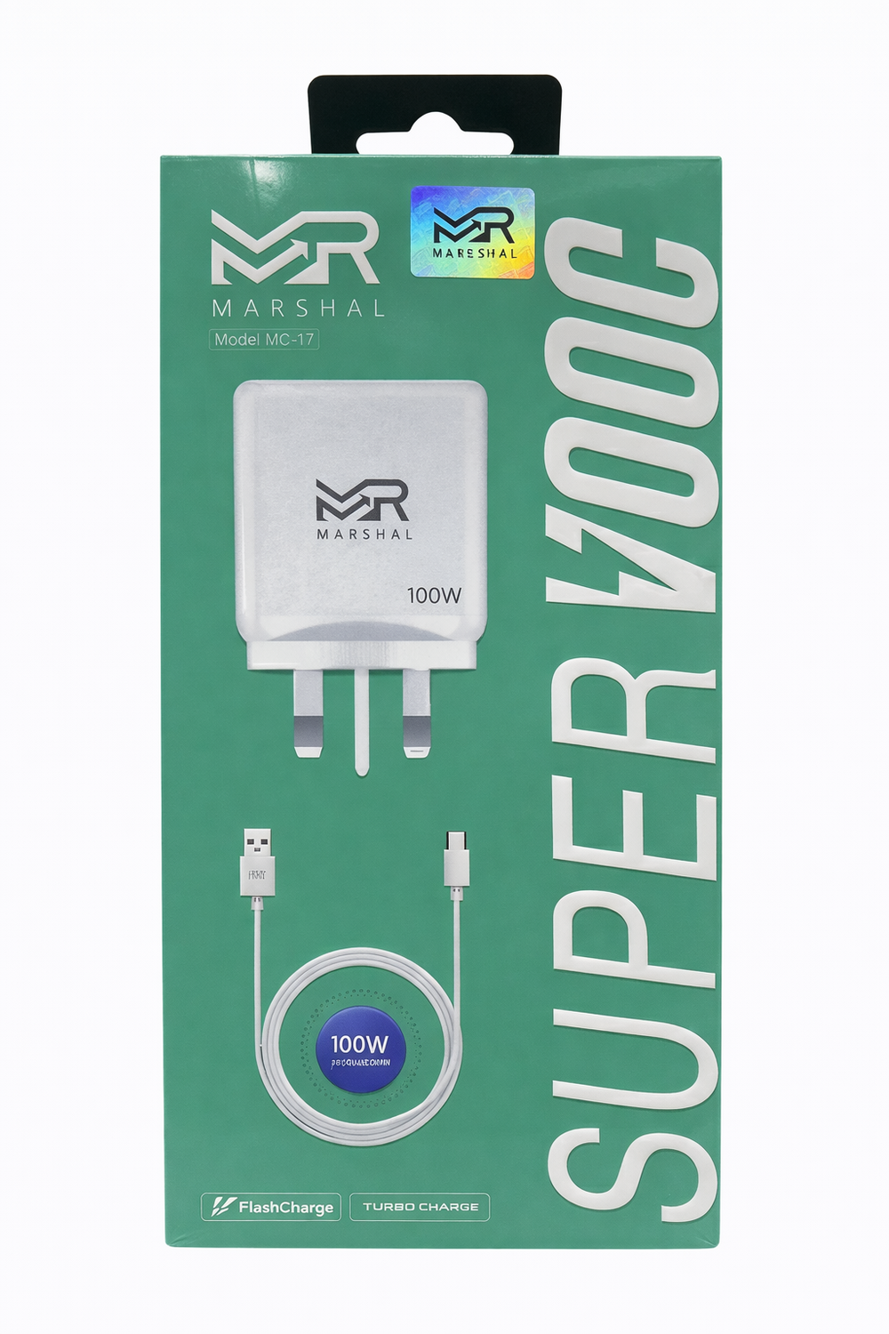 شاحن  USB100W سوبر سريع MC-17 MARSHAL Preview Image