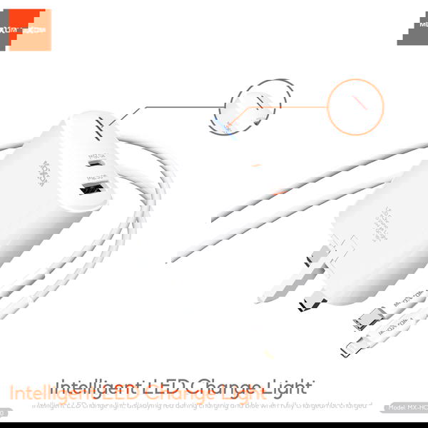 شاحن MOXOM USB+PD25w ايفون HC190 Image 2 Preview