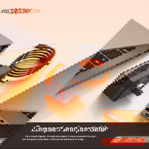 شاحن MOXOM اصلي USB+PD20w HC182 Image 2 Preview