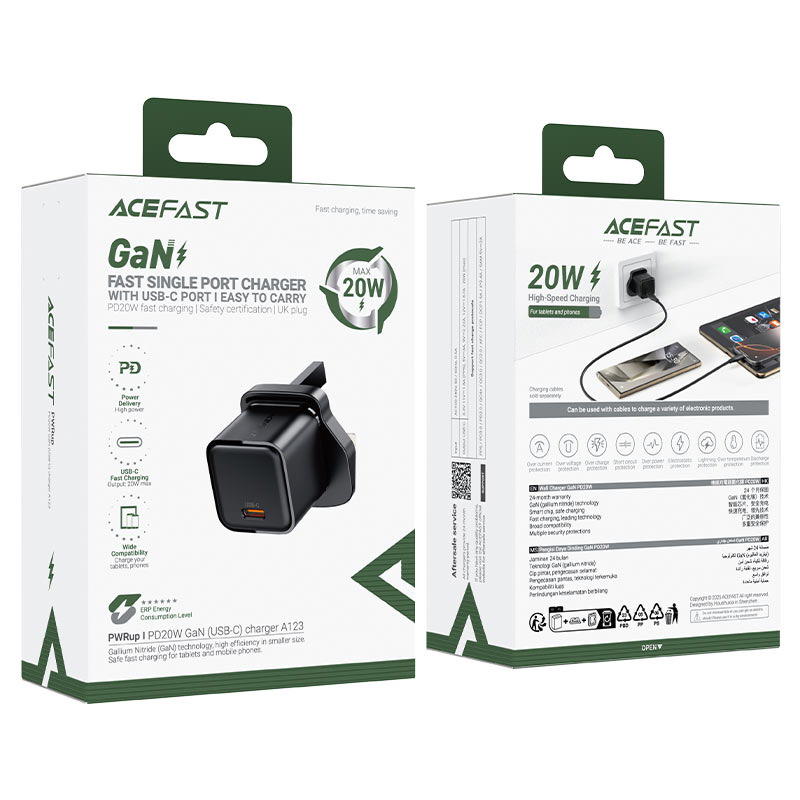 شاحن PD تايب سي ACEFAST A123 GAN 20w Preview Image