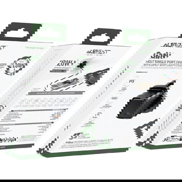 شاحن PD تايب سي ACEFAST A123 GAN 20w Image 1 Preview