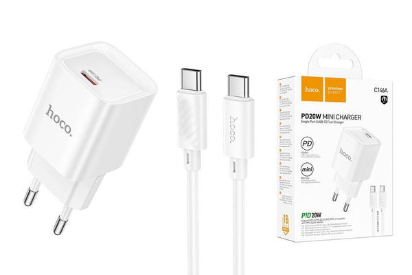 شاحن تايب سي  PD20w hoco C146A    Image 2 Preview