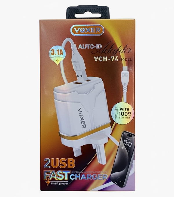 شاحن اصلي VOXER VCH-74 كلكسي ايفون تايب سي Image 1 Preview