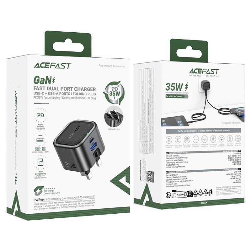 شاحن ايفون  P16-A120 PD+USB35w GAN Preview Image