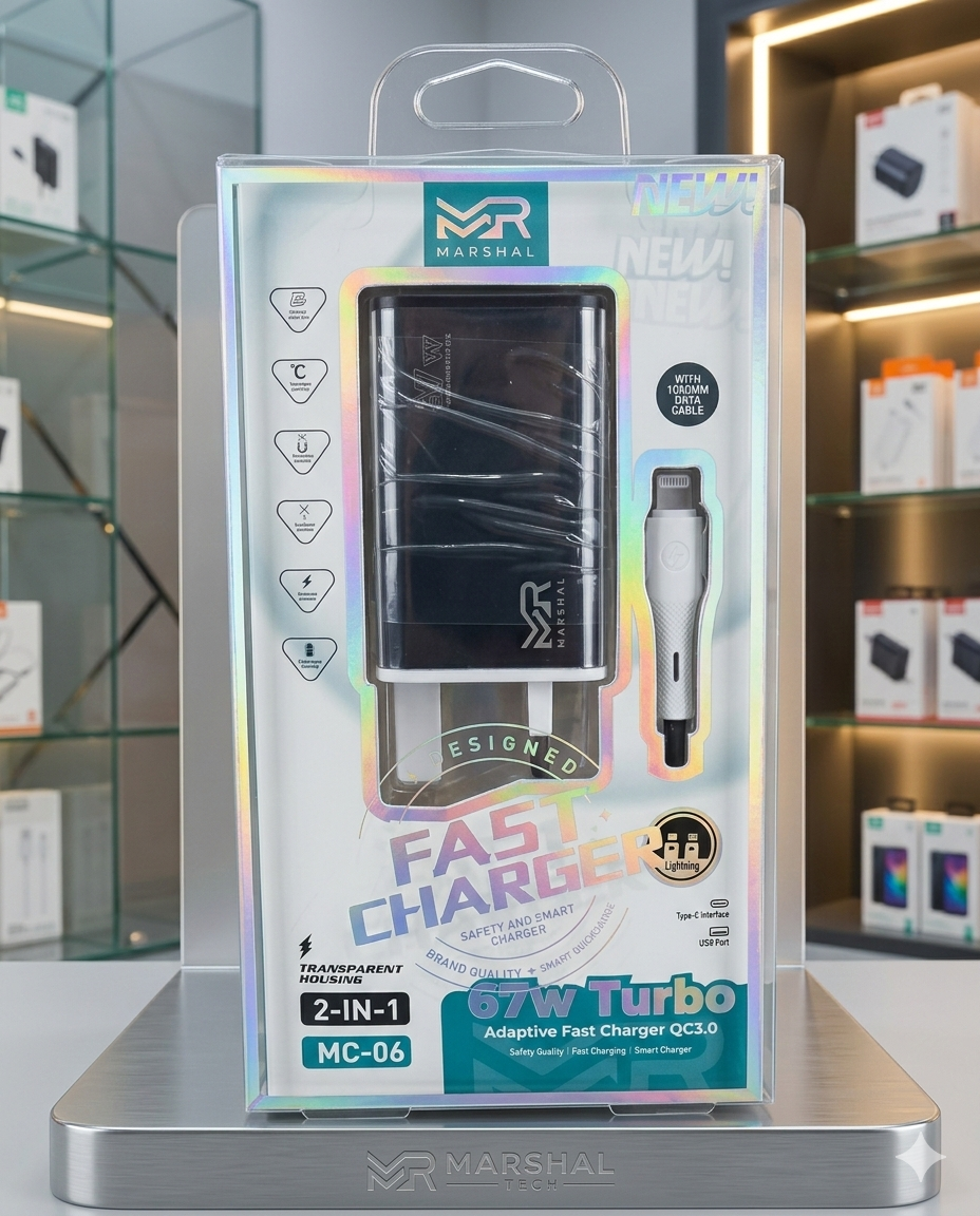 شاحن ايفون USB+PD67W MC06 Preview Image