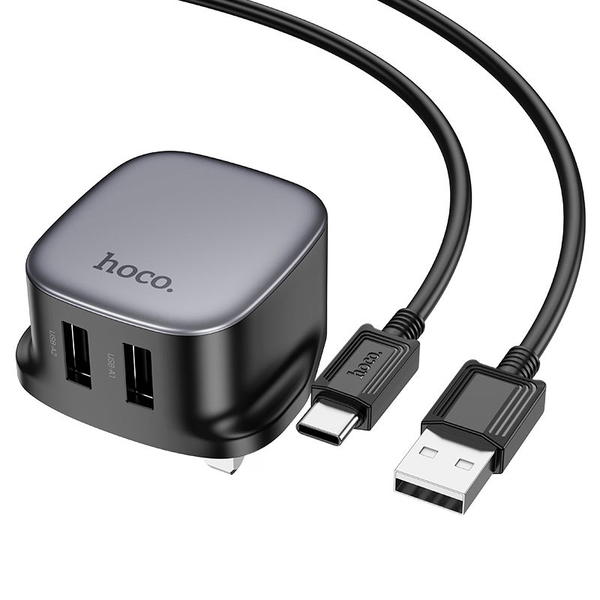 شاحن hoco CS31B 2USB كلكسي ايفون تايب سي Image 2 Preview