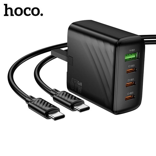 شاحن hoco 3PD+USB67w CS27B تايب سي Image 2 Preview