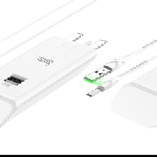 شاحن hoco C92B USB18W  كلكسي ايفون تايب سي Image 2 Preview