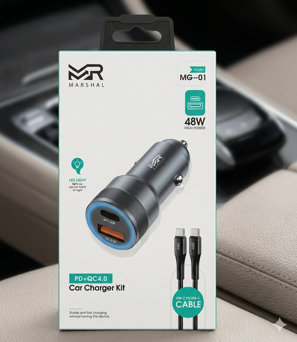 شاحن تايب سي USB+PD48W MG01 Preview Image