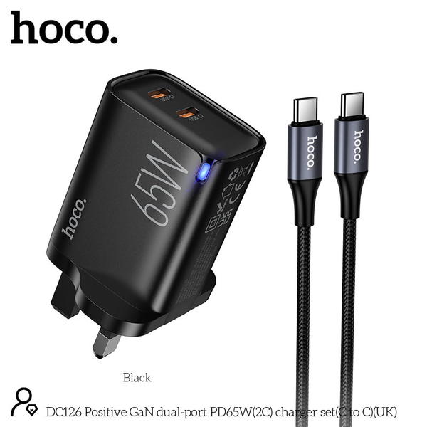 شاحن تايب سي hoco PD65W DC126 Image 3 Preview