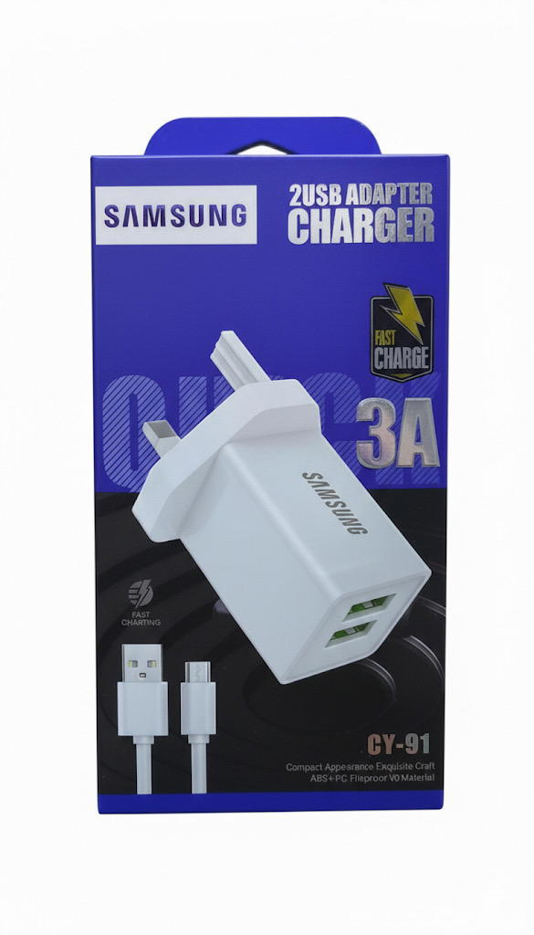 شاحن ثلاثي CY-91 2USB كلكسي+TYPE-C Preview Image