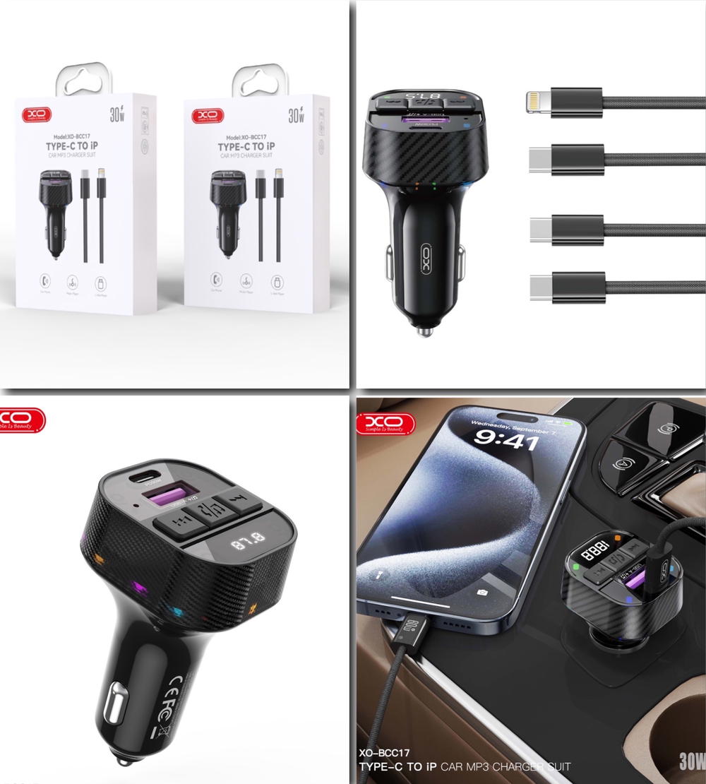 شاحن وMB3 سيارة XO BCC17 PD30w Preview Image