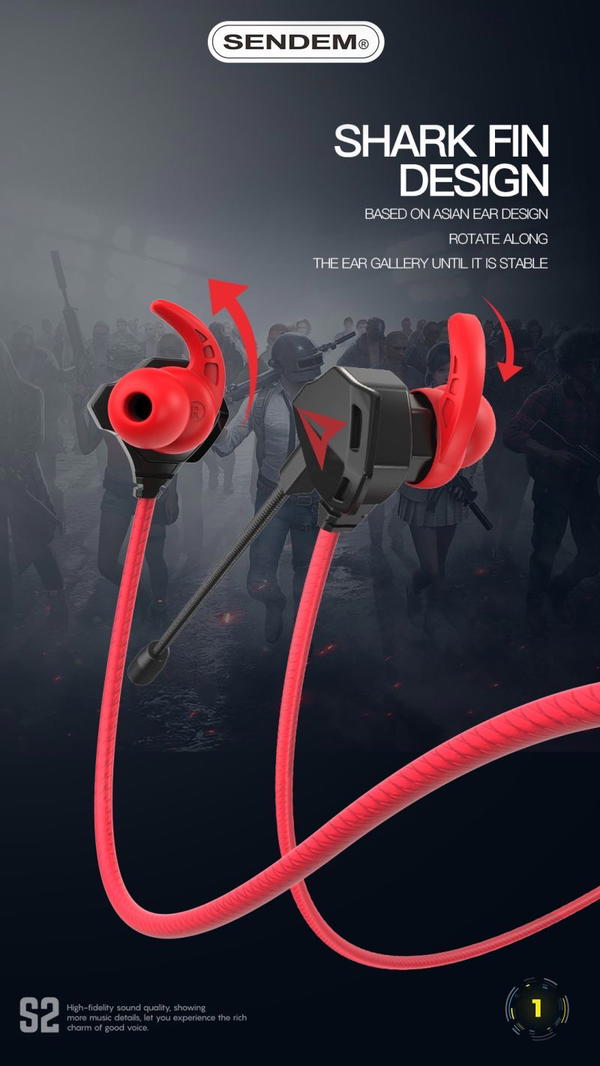 سماعة الالعاب محيطية SENDEM S2 Image 2 Preview