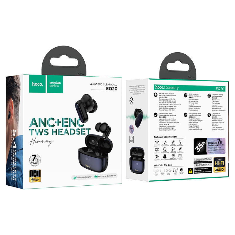 سماعة ايربود hoco EQ20 ANC Preview Image