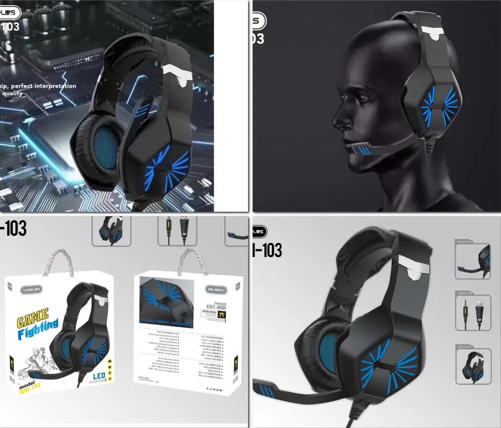 سماعة گيمنك محيطي ماركة GM-103 Preview Image