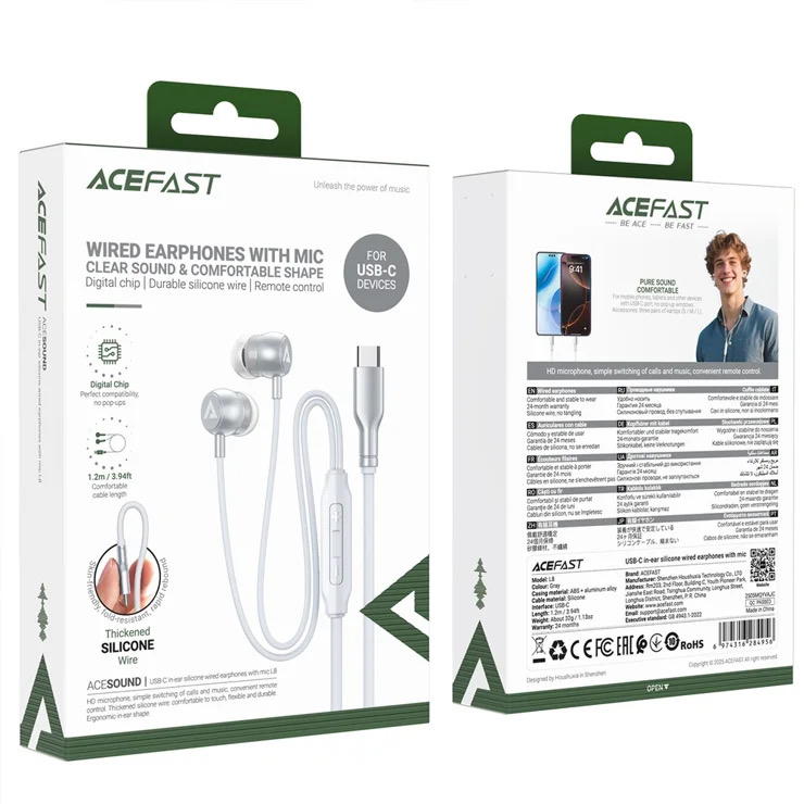 سماعة تايب سي  ACERFAST L8 اصلي وكالة Preview Image