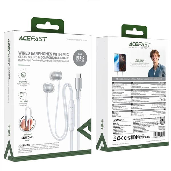 سماعة تايب سي  ACERFAST L8 اصلي وكالة Image 1 Preview