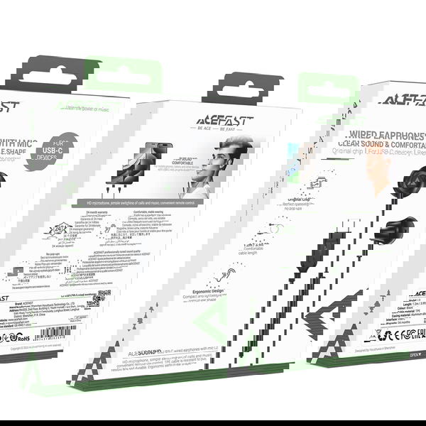 سماعة تايب سي ACEFAST L2 ضمان سنة Image 1 Preview